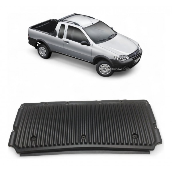 Recobrimento Tampa Traseira Fiat Strada 100155159 Preto