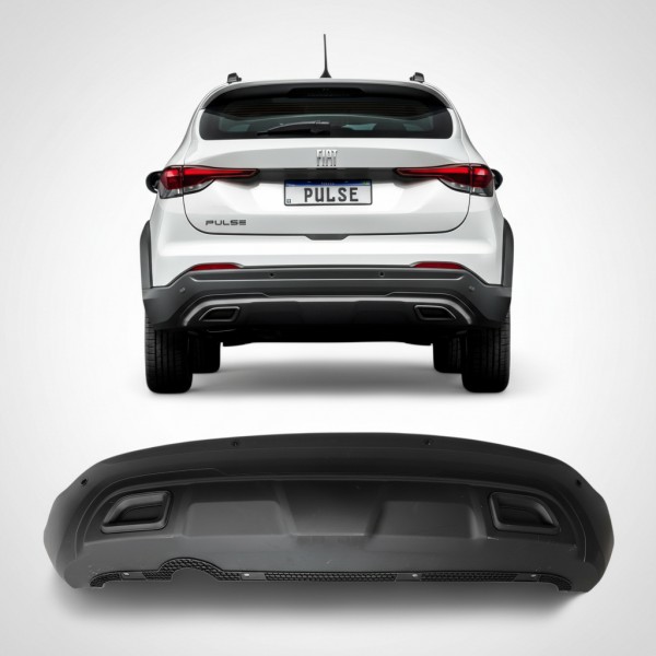 Parachoque Traseiro Fiat Pulse 2022 A 2025 Furo Sensor