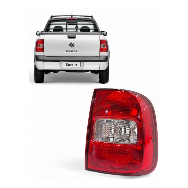 Lanterna Direita Volkswagen Saveiro G5 2009 2010 2011 A 2014 Direito/passageiro Vermelho