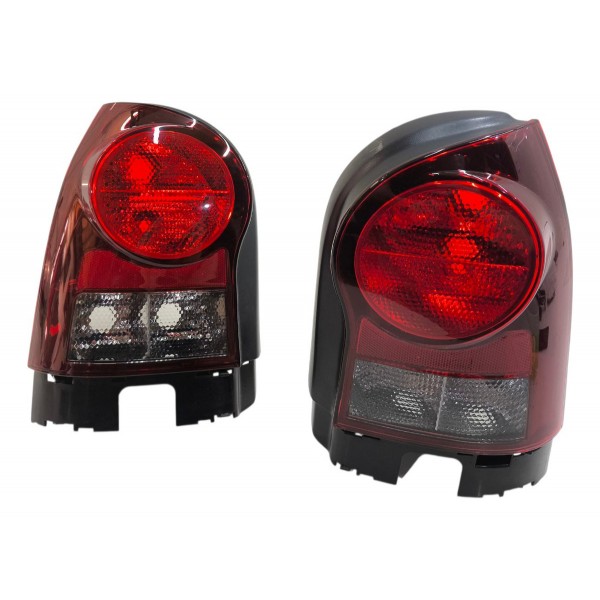 Par Lanterna Traseira Volkswagen Gol G4 2006 2007 A 2014 Ambos Lados Fumê