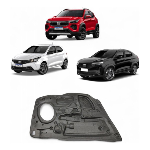 Isolante Interna Porta Esquerda Fiat Pulse Argo Fastback Cinza