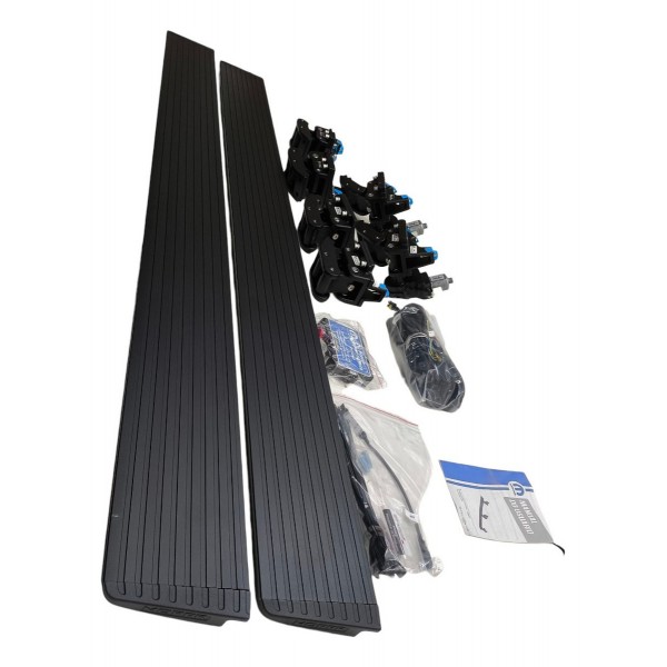 Kit Estribo Retrátil Fiat Titano 2024 2025 2026 Completo Preto