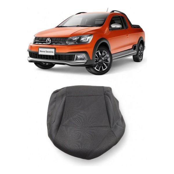 Capa Banco Volkswagen Saveiro Gol Voyage G7 2016 A 2019 Preto