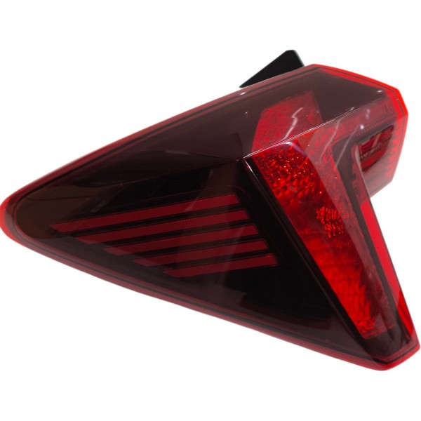 Lanterna Traseira Canto Hyundai Hb20 2023 2025 Sem Led Hatch Esquerdo/motorista Vermelho