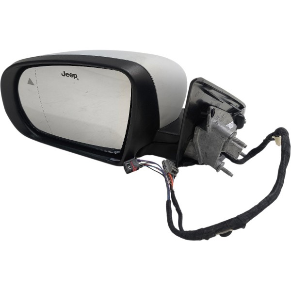 Retrovisor Esquerdo Compass Fil Cromado Fold 2018 A 2024