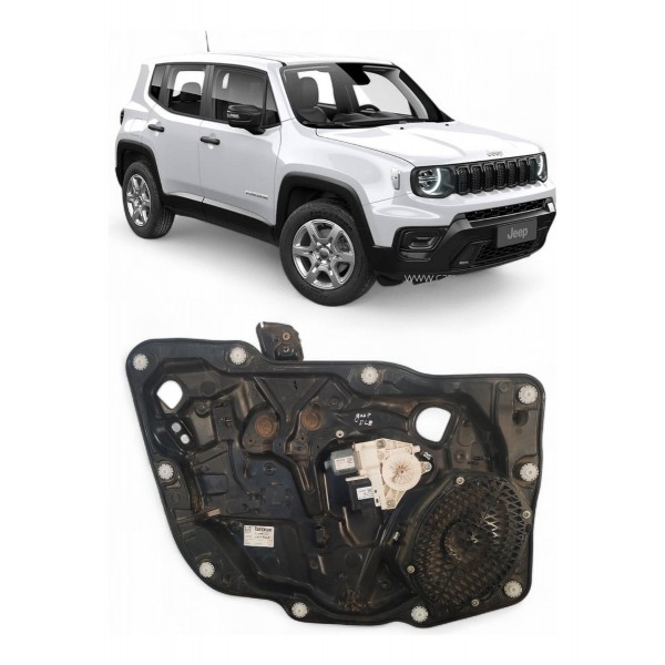 Máquina Vidro Dianteira Esquerda Jeep Renegade 2015 A 2020