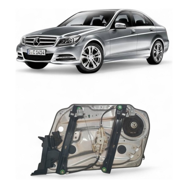 Máquina Vidro Dianteira Esquerda Mercedes C180 2008 A 2014