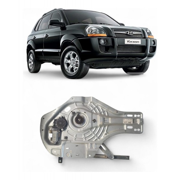 Máquina Vidro Dianteira Esquerda Hyundai Tucson 2005 A 2012