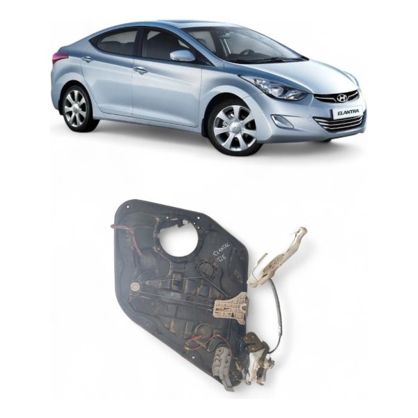 Máquina Vidro Traseira Esquerda Hyundai Elantra 2012 A 2016