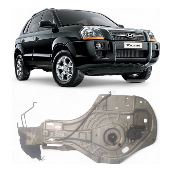 Máquina Vidro Dianteira Esquerda Hyundai Tucson 2005 A 2012