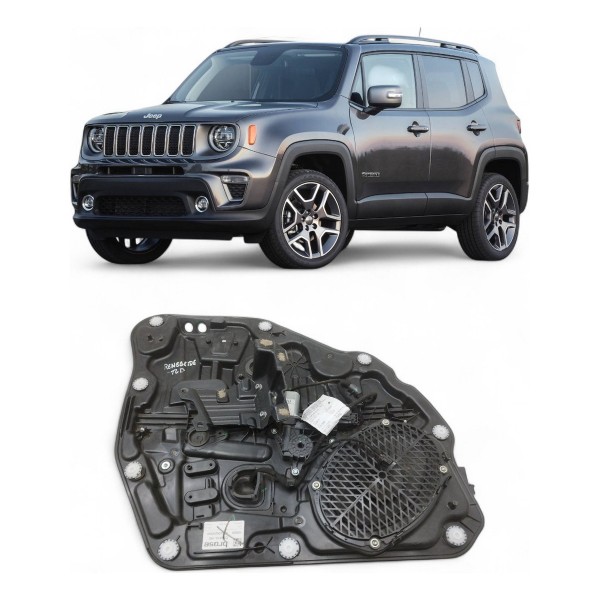 Máquina Vidro Traseira Direita Jeep Renegade 2017 A 2021