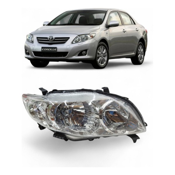 Farol Direito Toyota Corolla 2008 2009 2010 2011 2012 Direito/passageiro