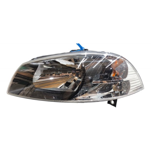 Farol Esquerdo Fiat Palio Strada Siena 2008 A 2020 Negro Esquerdo/motorista