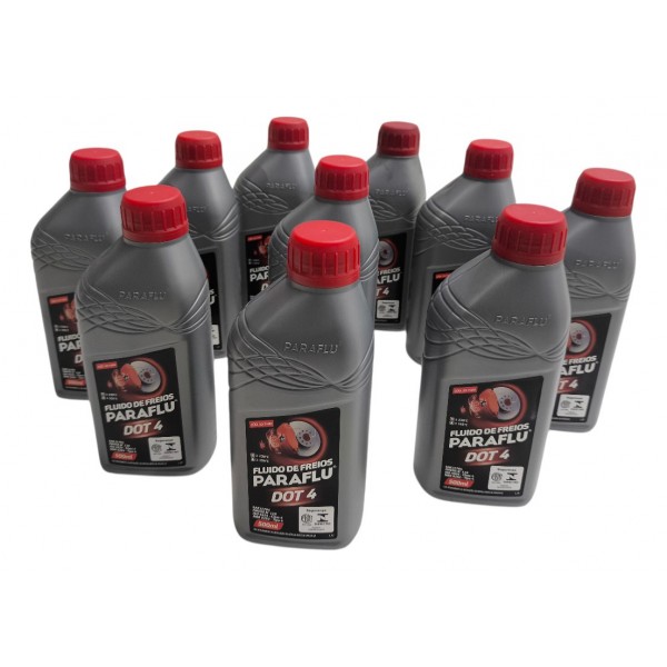 Kit 10 Fluido Óleo De Freios Paraflu Dot 4 10-7400 500ml