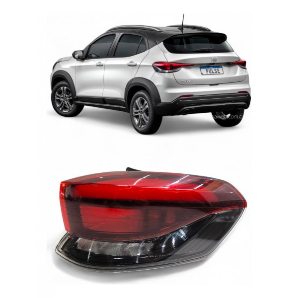 Lanterna Direita Fiat Pulse 2022 2023 2024 2025 Fume Direito/passageiro Fumê