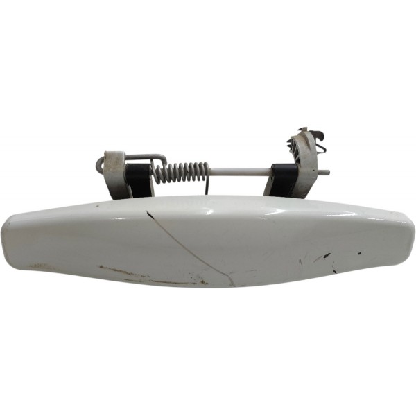 Maçaneta Externa Esquerda Renault Duster 2016 2017 2018 2019 Branco Dianteira/traseira