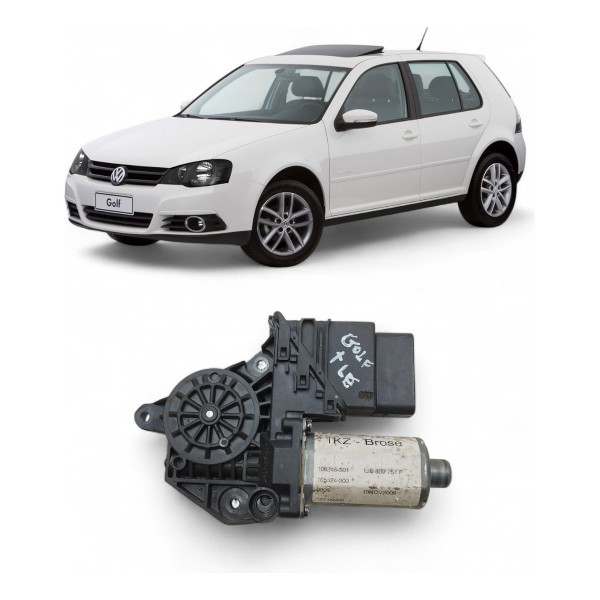 Motor Máquina Vidro Traseira Esquerda Vw Golf 2007 A 2014
