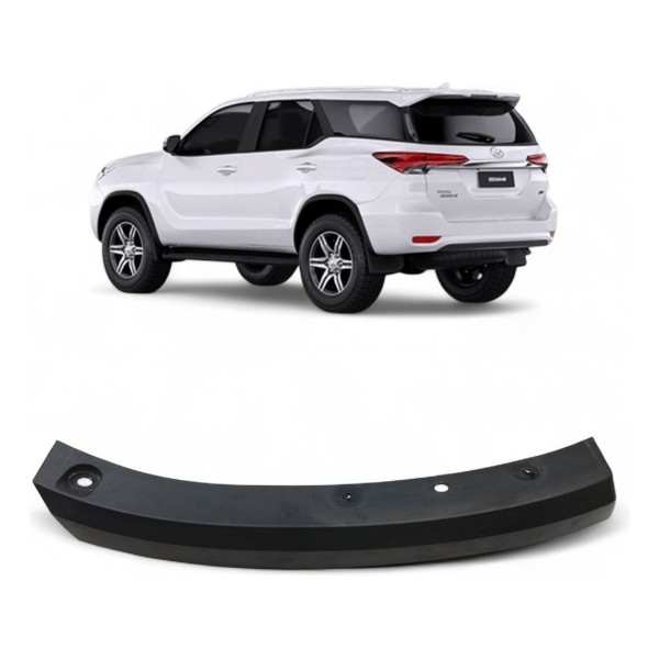 Alargador Paralama Traseiro Direito Hillux Sw4 2016 A 2020 Preto