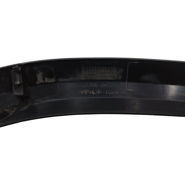 Alargador Paralama Traseiro Direito Hillux Sw4 2016 A 2020 Preto