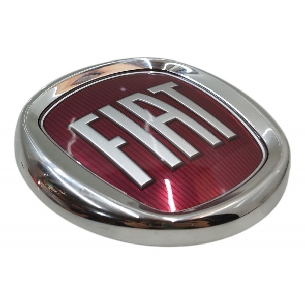 Emblema Dianteiro Fiat Uno 2015 2016 2017 2018 2019 A 2021 Bordô