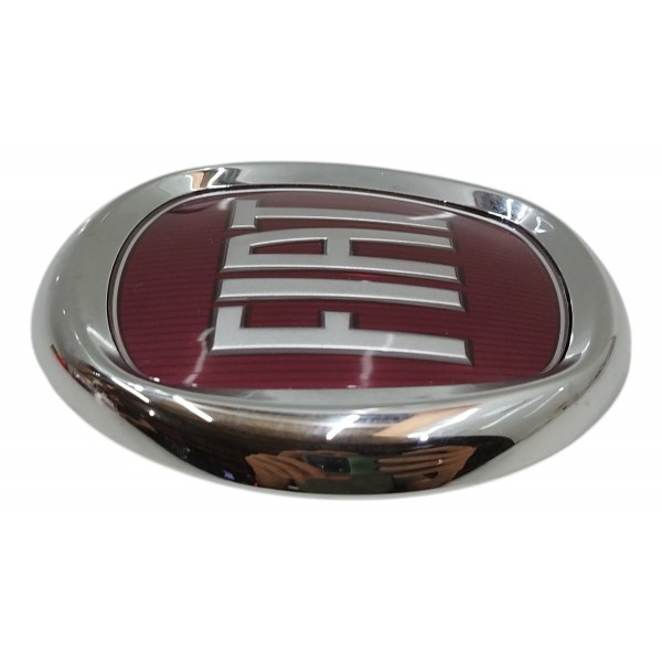 Emblema Dianteiro Fiat Uno 2015 2016 2017 2018 2019 A 2021 Bordô