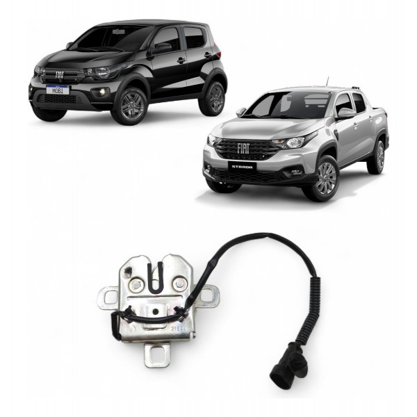 Fechadura Capo Alarme Fiat Strada Mobi 2017 2018 2019 A 2025