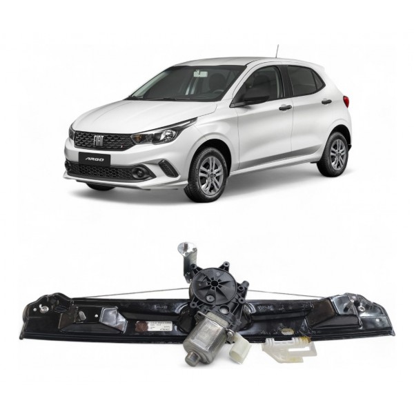 Máquina Vidro Dianteira Direta Fiat Argo 2018 2019 A 2024