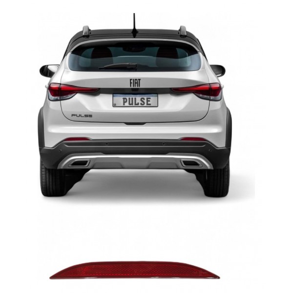 Refletor Olho Gato Traseiro Direito Fiat Pulse 2022 A 2025 Vermelho