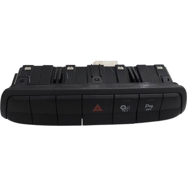 Comando Botão Central Painel Alerta Fiat Strada 2021 A 2025 Preto