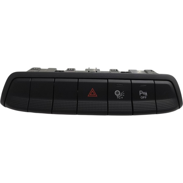 Comando Botão Central Painel Alerta Fiat Strada 2021 A 2025 Preto