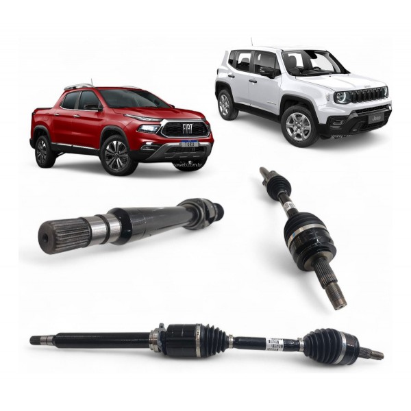 Semi Eixo Direito Fiat Toro Renegade 1.3 Turbo 2022 2023