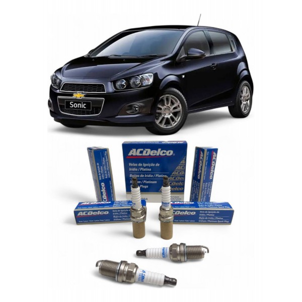 Jogo De Velas Chevrolet Sonic 1.6 1.8 16v 2012 2013 2014
