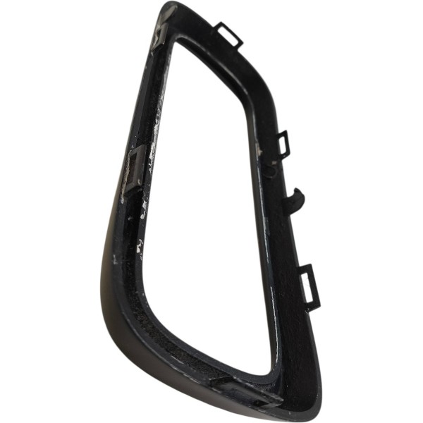 Moldura Grade Dianteiro Renegade 2015 A 2020 Black Piano Black Piano Brilhante