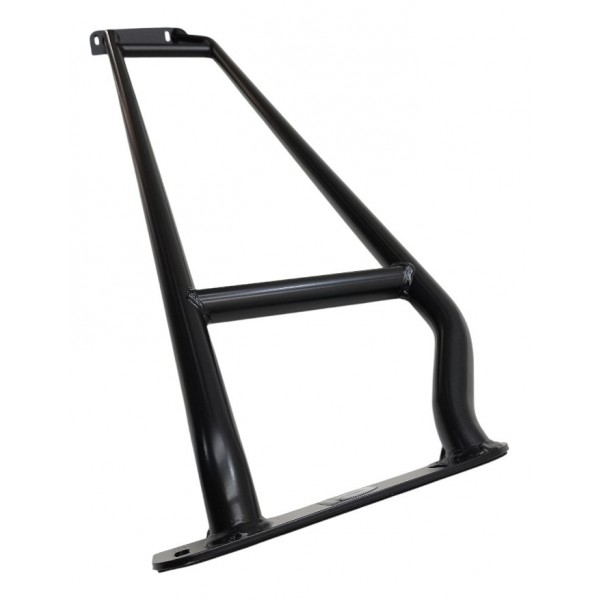 Grade Protetor Vigia Vidro Traseira Fiat Toro 2016 A 2024 Preto