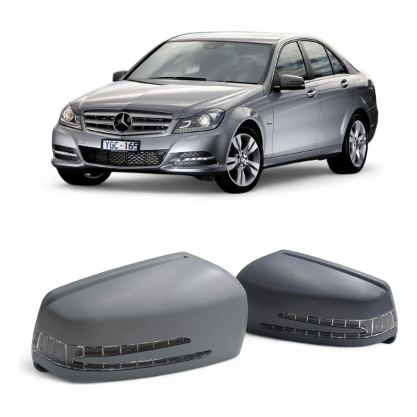 Par Capa Com Pisca Mercedes C180 C200 2009 2010 2011 A 2014 Primer