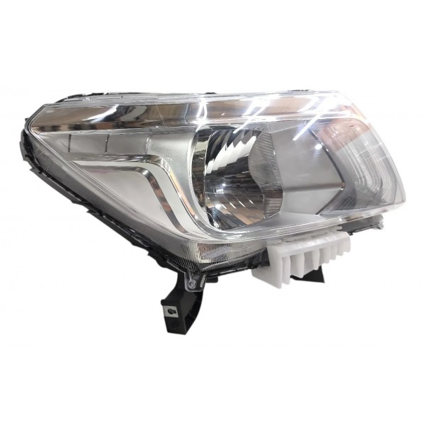 Farol Direito Nissan Frontier 2017  A 2021 Cromado Elétrico Direito/passageiro