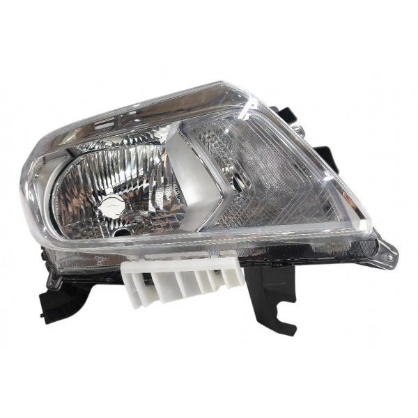 Farol Direito Nissan Frontier 2017  A 2021 Cromado Elétrico Direito/passageiro