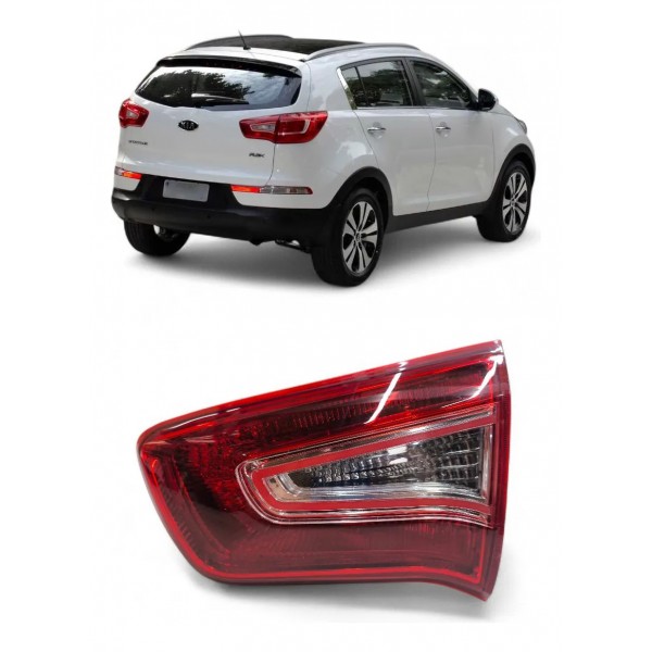 Lanterna Tampa Traseira Direita Sportage 2011 2012 A 2014 Direito/passageiro Vermelho