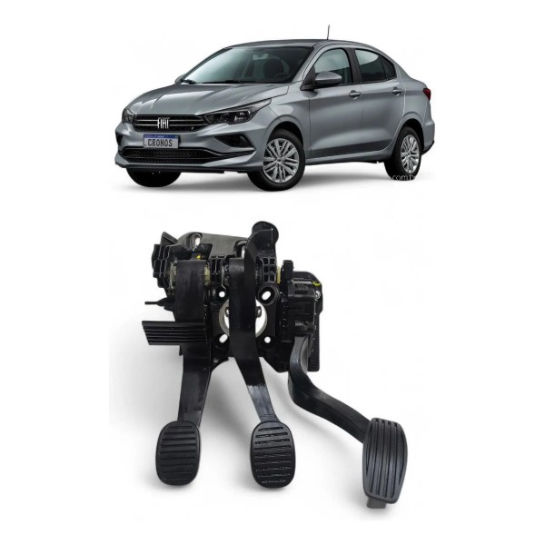 Pedal Freio Embreagem Acelerador Argo Cronos Strada Mobi