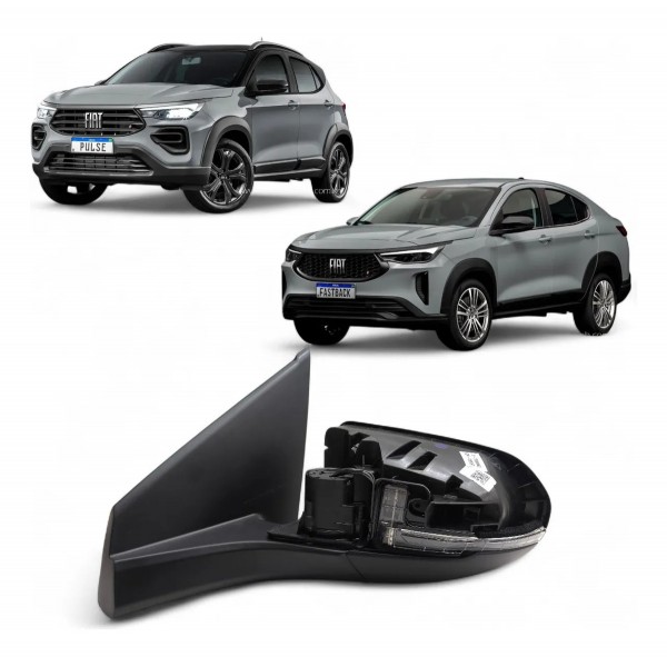 Retrovisor Esquerdo Fiat Pulse Fastback Elétrico 5 Fios