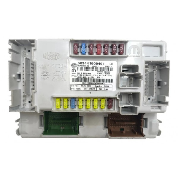 Módulo Bcm Caixa Fusível Fiat Toro 2.0 Diesel 54x4 34771km