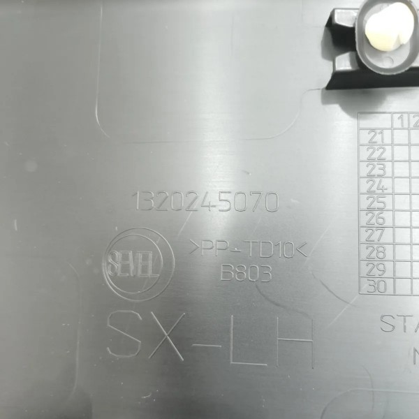 Friso Porta Traseira Esquerda Boxer Ducato Jumper 2018 2025 Preto