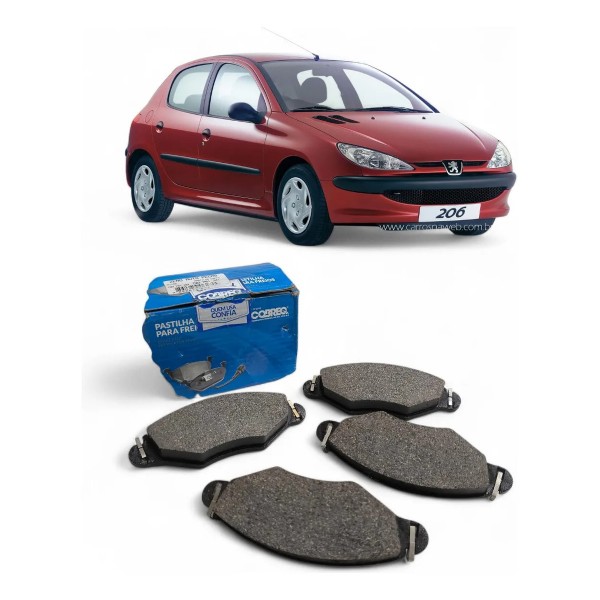 Jogo Pastilha 206 Sandero Clio Logan Nadp721ff N1162