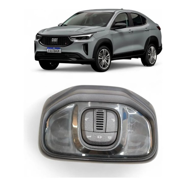 Luz Teto Cortesia Fiat Fastback 2022 2023 2024 Led
