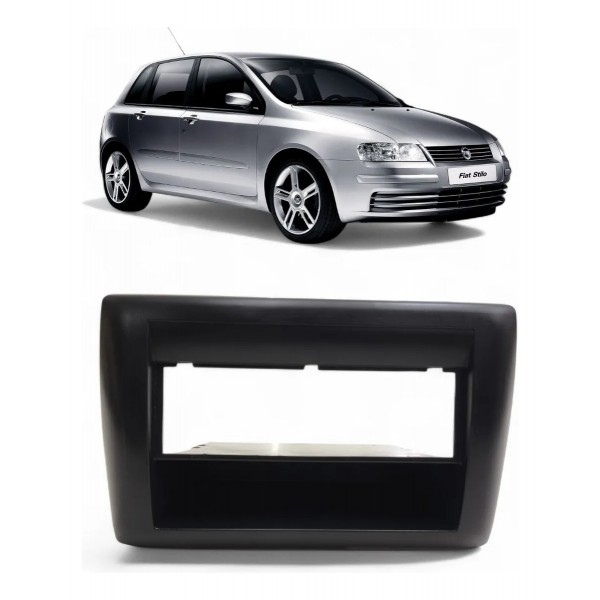 Moldura Painel Central Stilo 2002 2003 2004 2005 A 2008 Preto