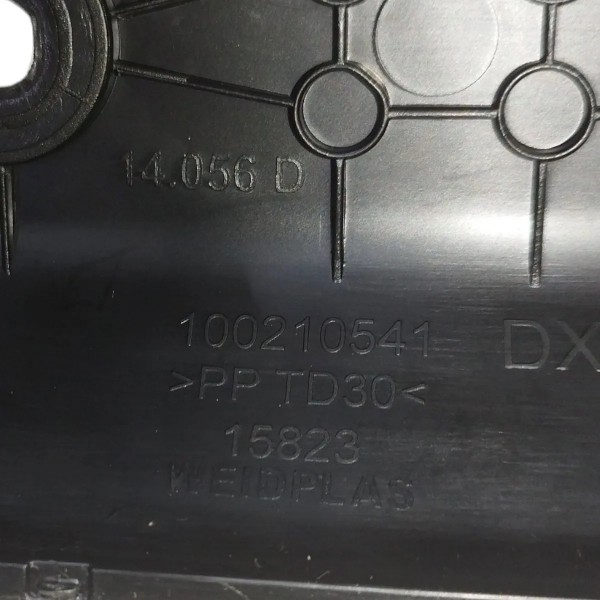 Moldura Caçamba Direita Fiat Strada 2016 A 2019 Cabine Dupla Preto