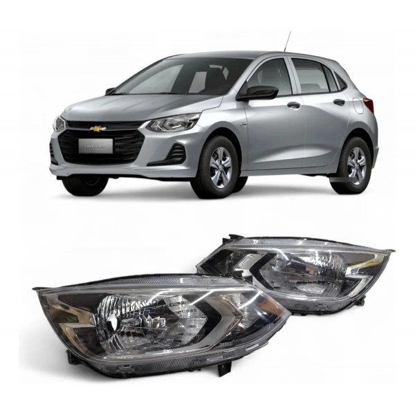 Par Farol Chevrolet Onix 2020 2021 2022 2023 2024 2025 Ambos Lados