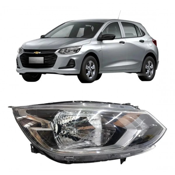 Farol Direito Chevrolet Onix 2020 2021 2022 2023 2024 2025 Direito/passageiro