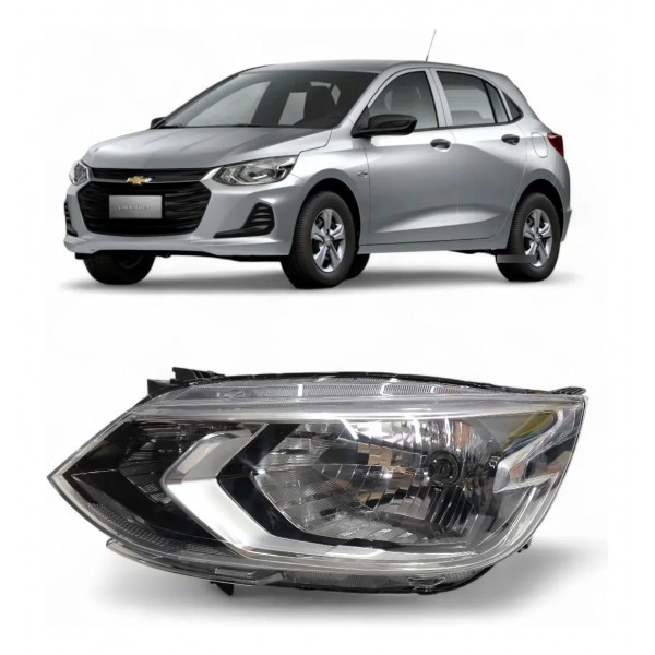 Farol Esquerdo Chevrolet Onix 2020 2021 2022 2023 2024 2025 Esquerdo/motorista