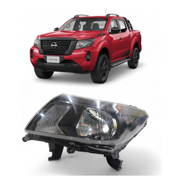 Farol Esquerdo Nissan Frontier 2017 A 2021 Elétrico Esquerdo/motorista
